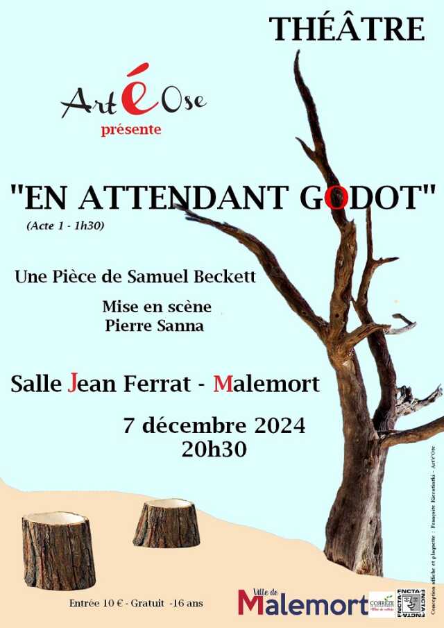 Soirée théâtre avec la Cie Art é Ose : En attendant Godot