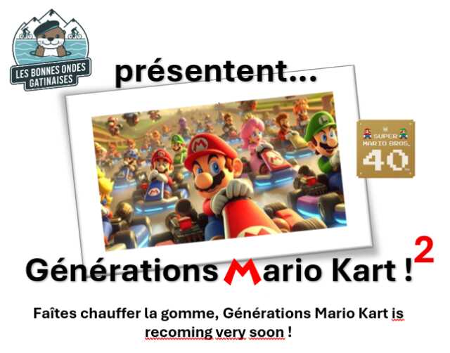 Tournoi jeux vidéo : Générations Mario Kart ! 2