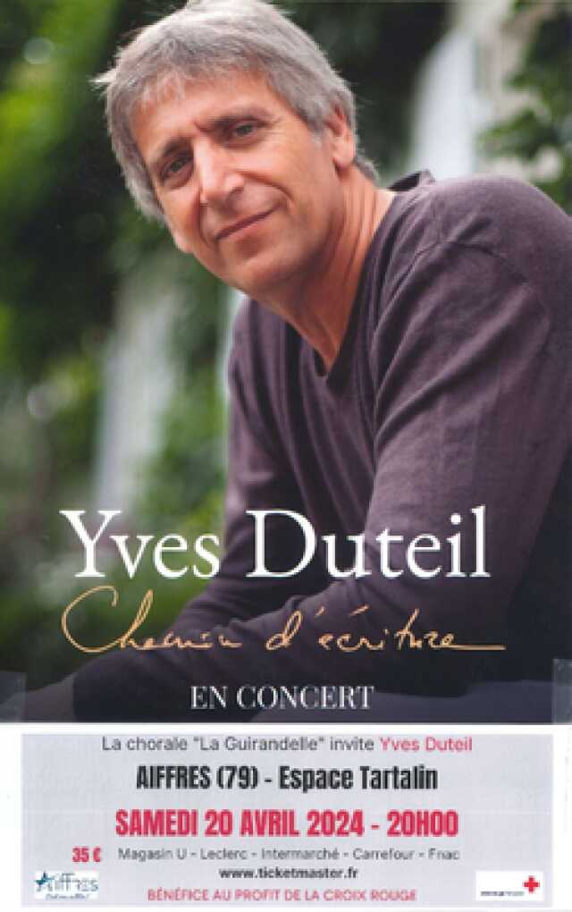 Concert Yves Duteil à Aiffres