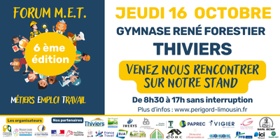 Forum MET (Métier Emploi Travail) 6ème édition