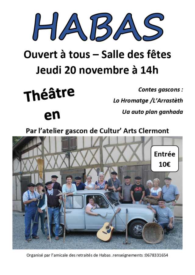 Soirée Théâtre Gascon