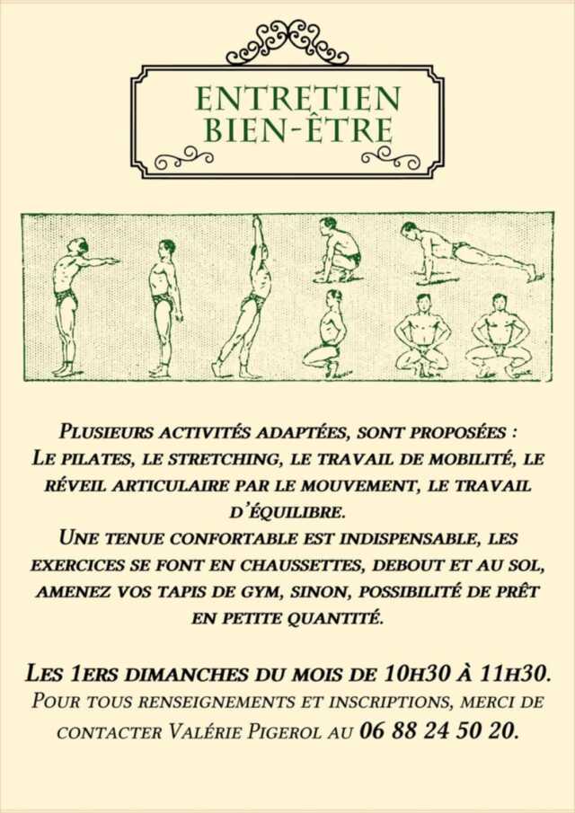 Le Comptoir des Echanges : activités gymniques d'entretien pour tous