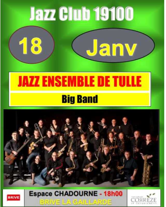 Jazz ensemble de Tulle (Jazz club 19100) (Espace Chadourne)