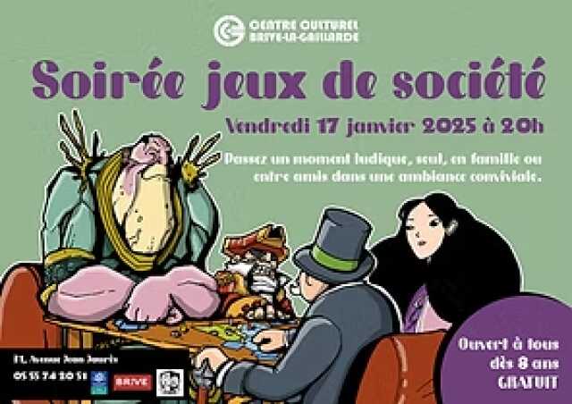 Soirée jeux de société (Centre culturel )