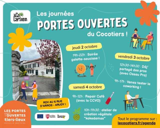 Fabriquer un Kokedama - Portes ouverte du Tiers-lieu Le Cocotiers