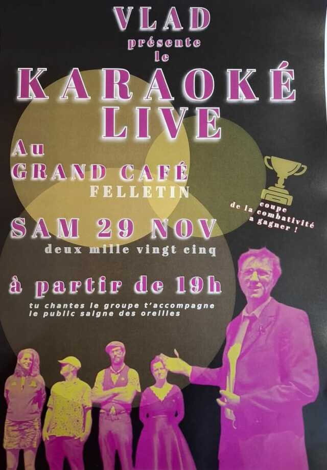 Karaoké live au Grand Café