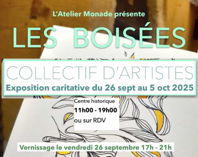 Exposition caritative | Les boisées : Vernissage