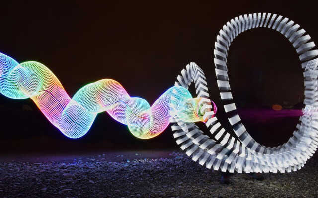 C'est Noël à Ciboure : Atelier Light Painting