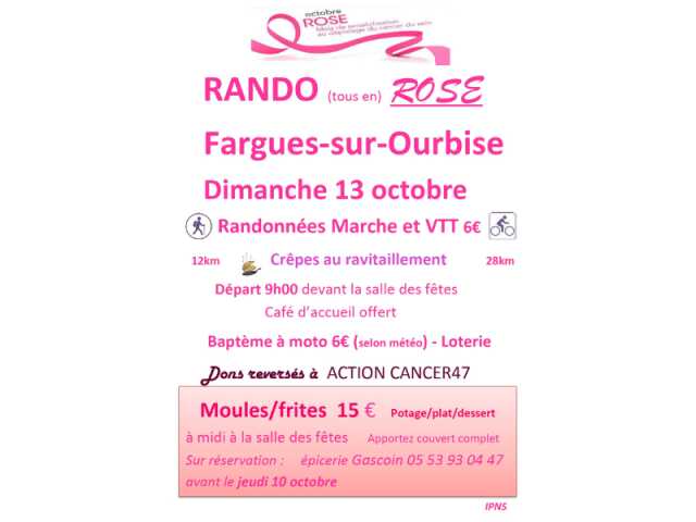 Rando tous en Rose