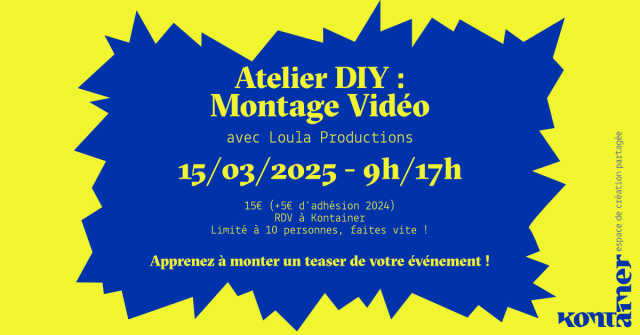 Atelier Montage Vidéo : Crée ton Teaser !