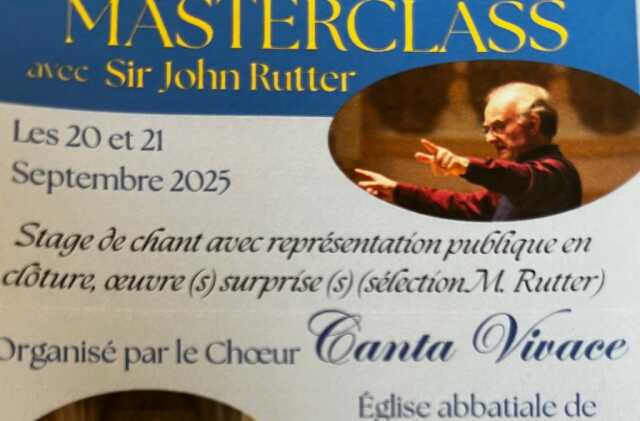 Masterclass avec Sir John Rutter