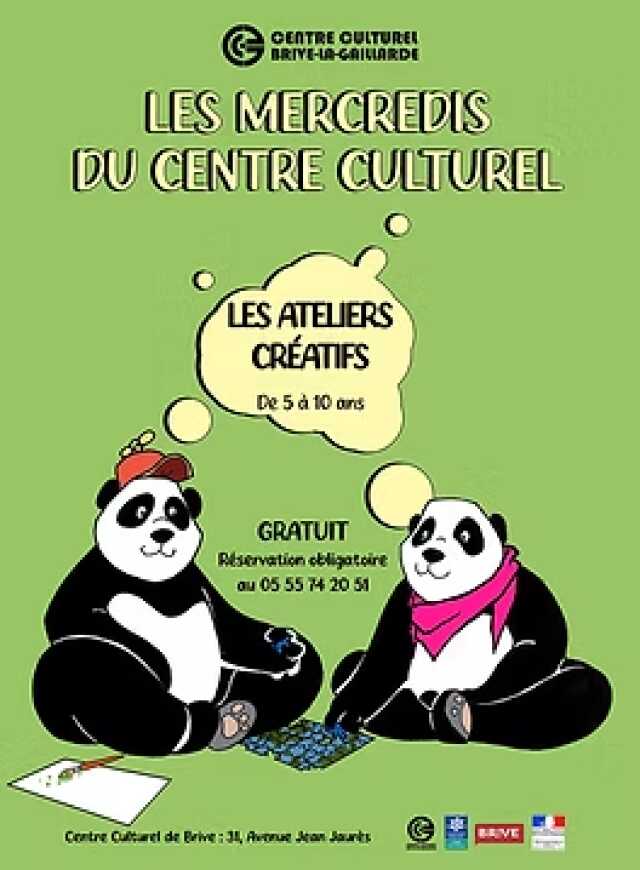 Les mercredis du Centre culturel: Ateliers créatifs (Centre Culturel)