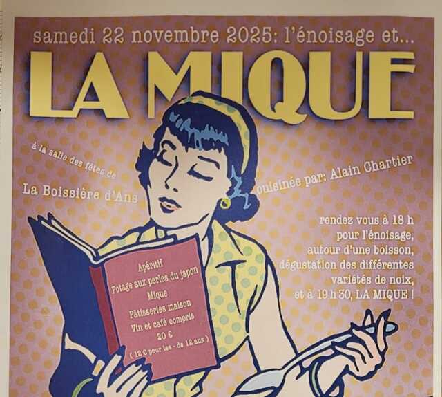 Soirée énoisage et mique