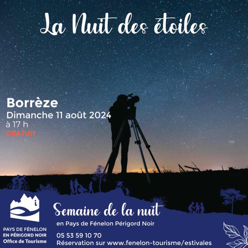 Semaine de la nuit : Nuit des étoiles à Borrèze