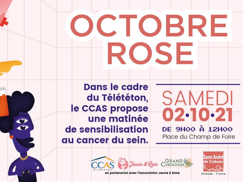 Octobre Rose : marches organisées à St Laurent d'Arce