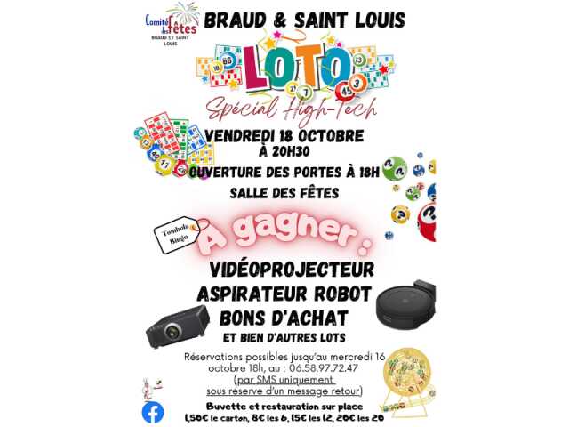 Loto  du comité des fêtes de Braud