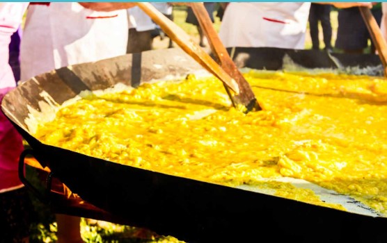 Omelette pascale et vide-grenier à l'Aiguillon