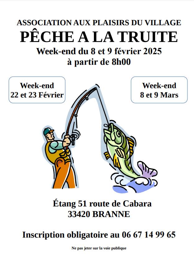 Pêche à la truite