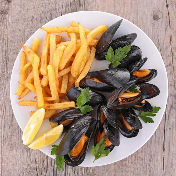 Repas moules frites