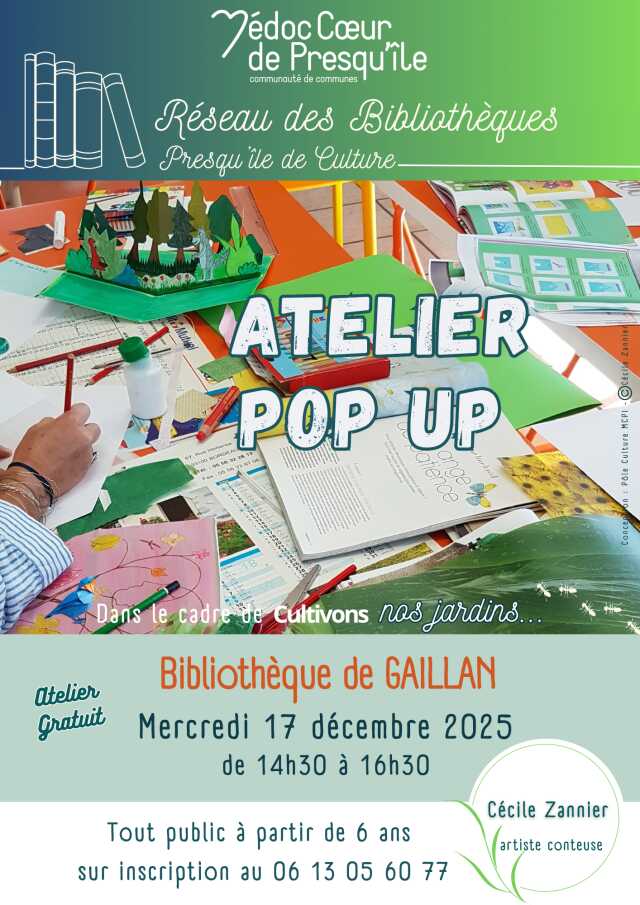 Atelier pop-up