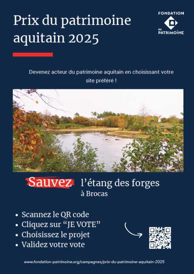 Sauvez l'étang de BROCAS LES FORGES
