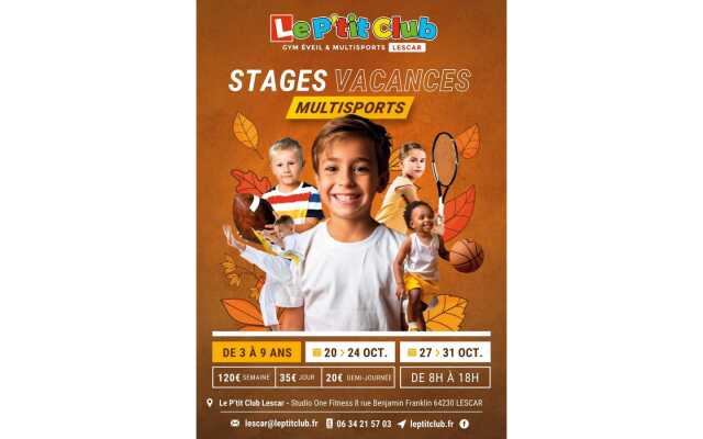 Stages multisports enfants 