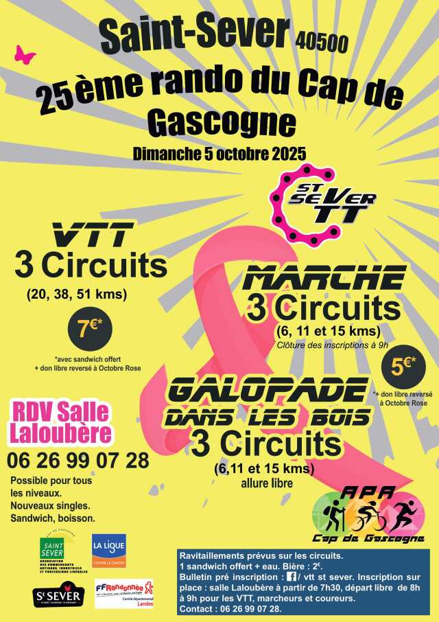 25ème Rando vtt du cap de gascogne