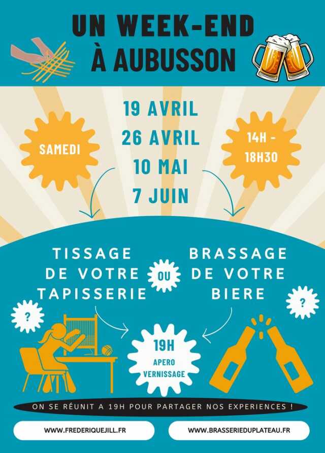 Tissage de tapisserie / Brassage de bière