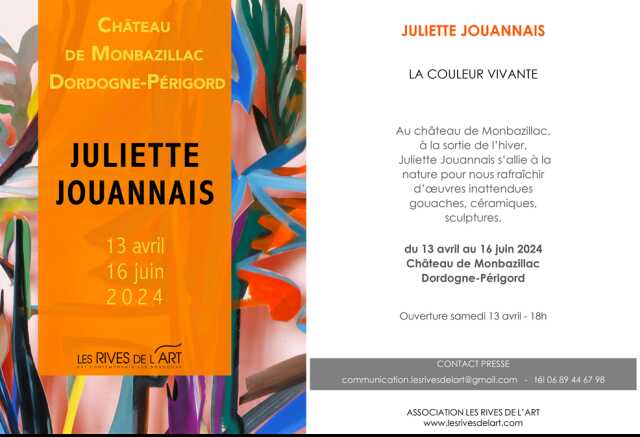 Exposition de Juliette Jouannais | Les Rives de l'Art