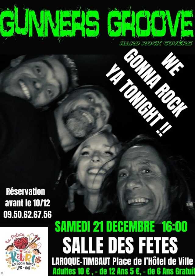 Concert solidaire Gunners Groove