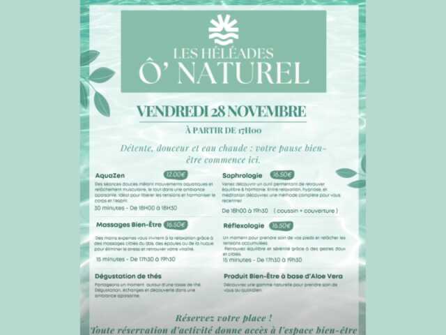 Soirée Zen aux Héléades