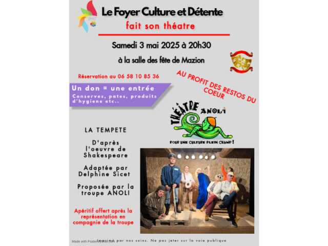 Représentation théâtrale 