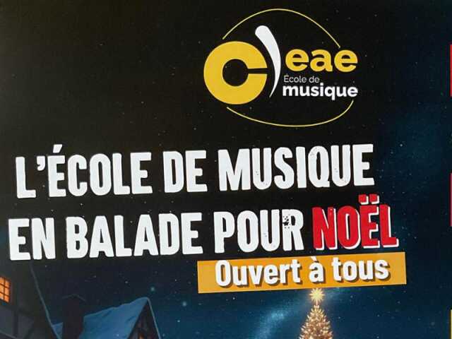 L'école de Musique intercommunale de l'Estuaire en balade pour Noël à Braud