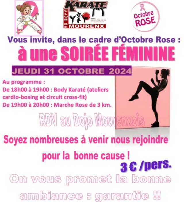 Octobre rose : Soirée féminine