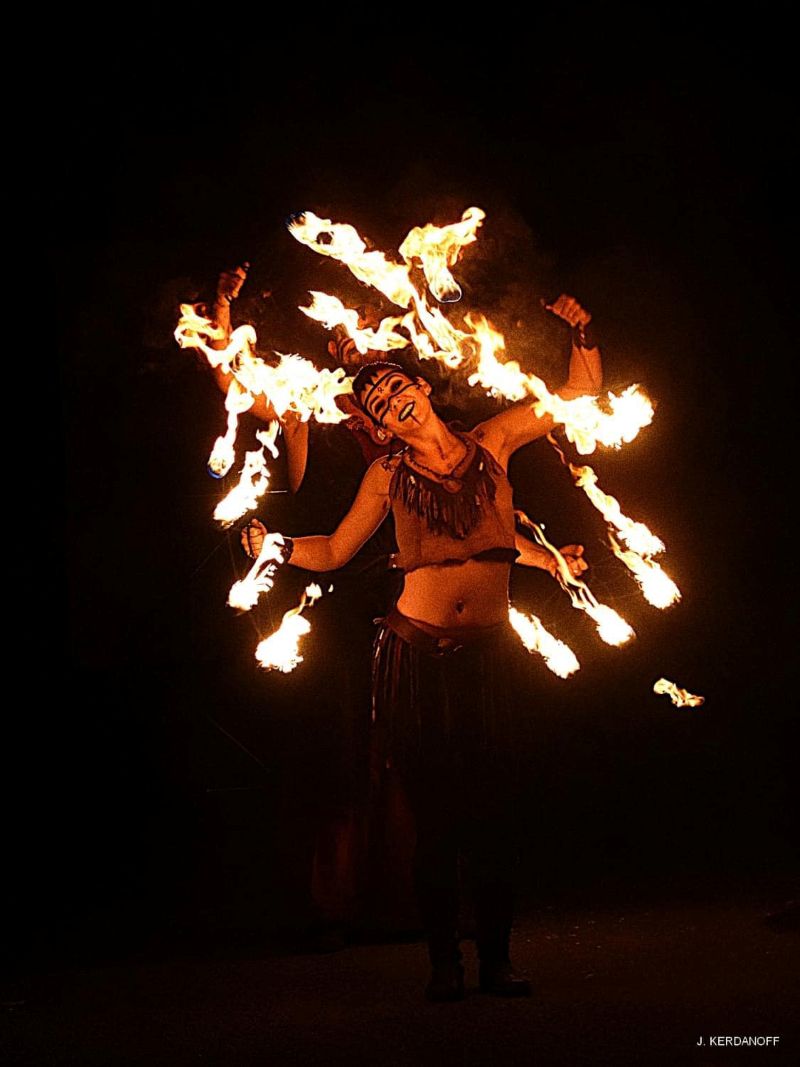 Journées européennes du Patrimoine: spectacle de feu