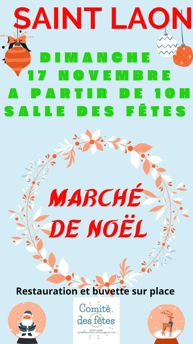 Marché de Noël à Saint-Laon