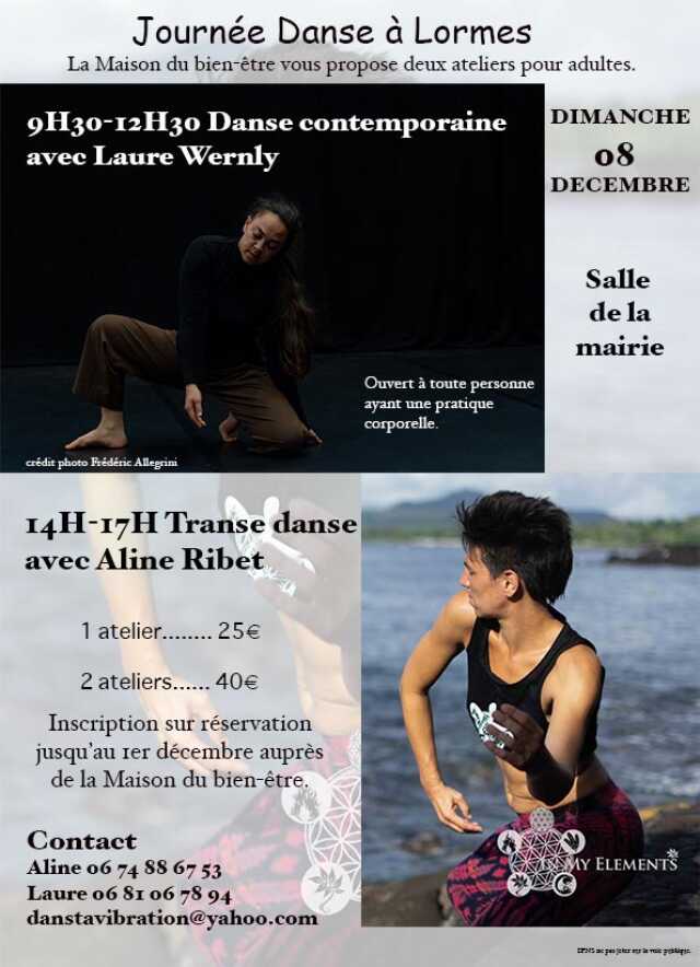 DANSE CONTEMPORAINE et TRANSE DANSE