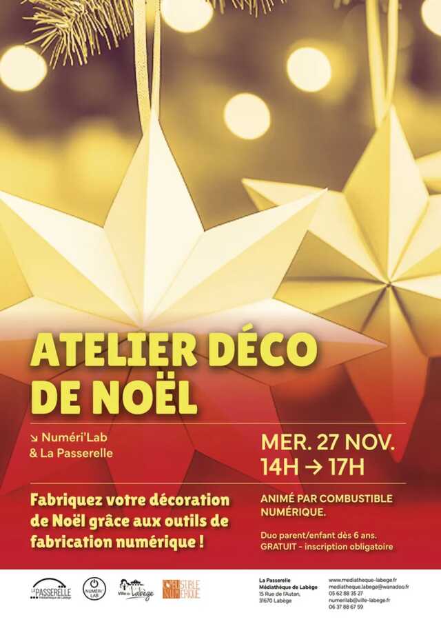ATELIER DÉCORATION DE NOËL