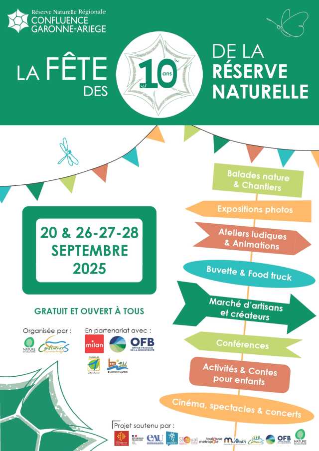 LA FÊTE DES CONFLUENCES : LA RÉSERVE NATURELLE FÊTE SES 10 ANS !