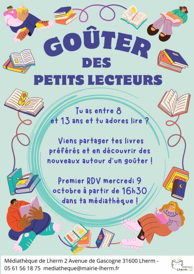 GOÛTER DES PETITS LECTEURS