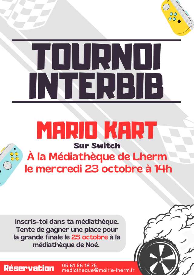 TOURNOI INTERBIB « MARIO KART » SUR SWITCH