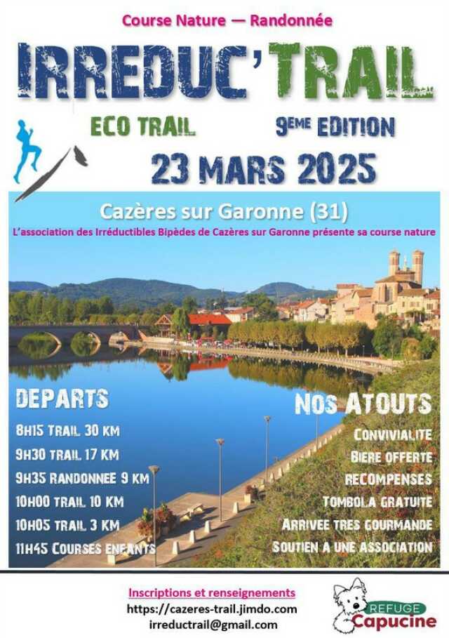 9EME EDITION DE L'IRREDUC'TRAIL