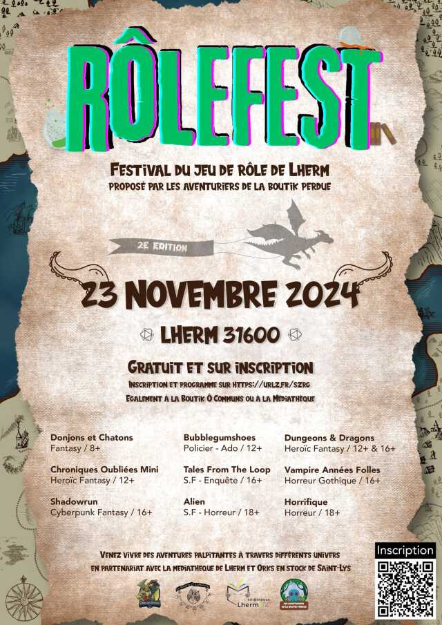 ROLE FEST, LE FESTIVAL DE JEU DE RÔLE DE LHERM