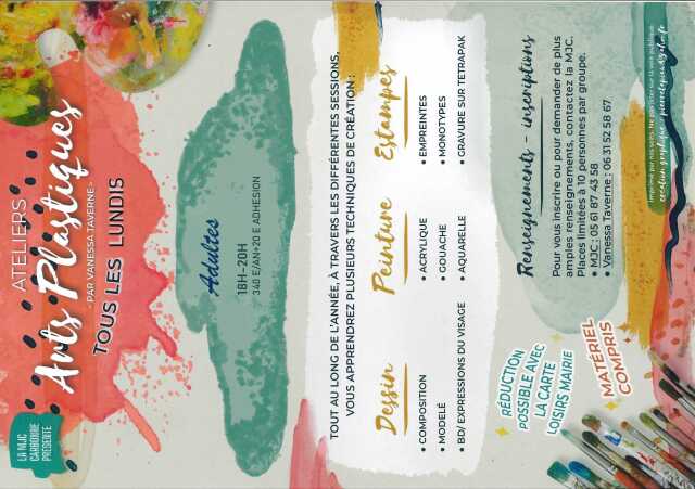 ATELIERS ARTS PLASTIQUES