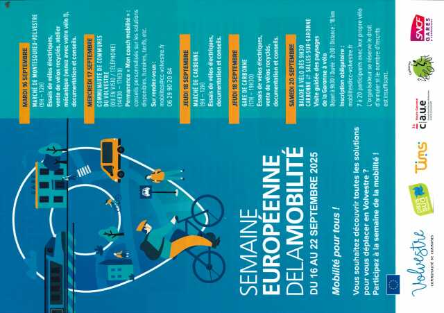 SEMAINE EUROPÉENNE DE LA MOBILITÉ