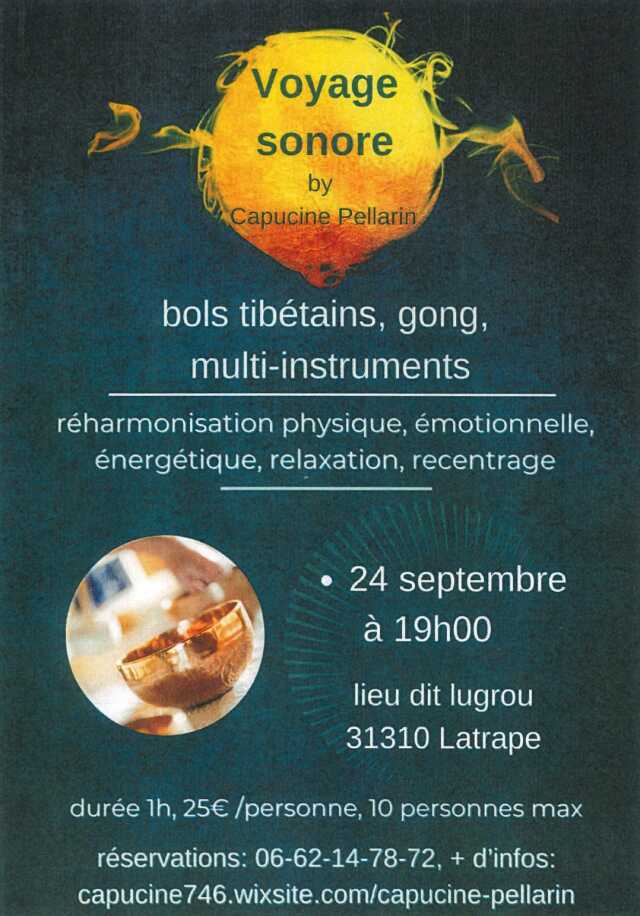VOYAGE SONORE