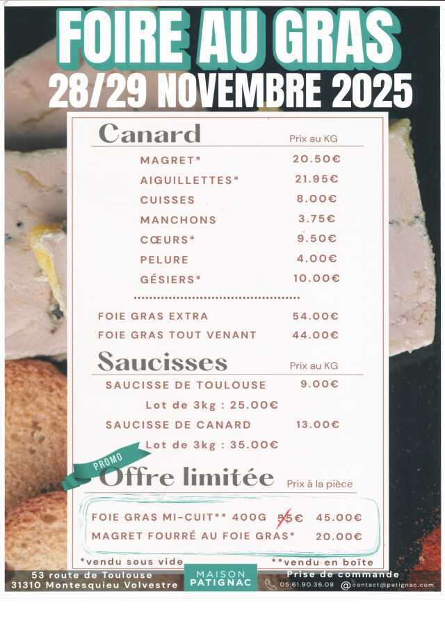 FOIRE AU GRAS