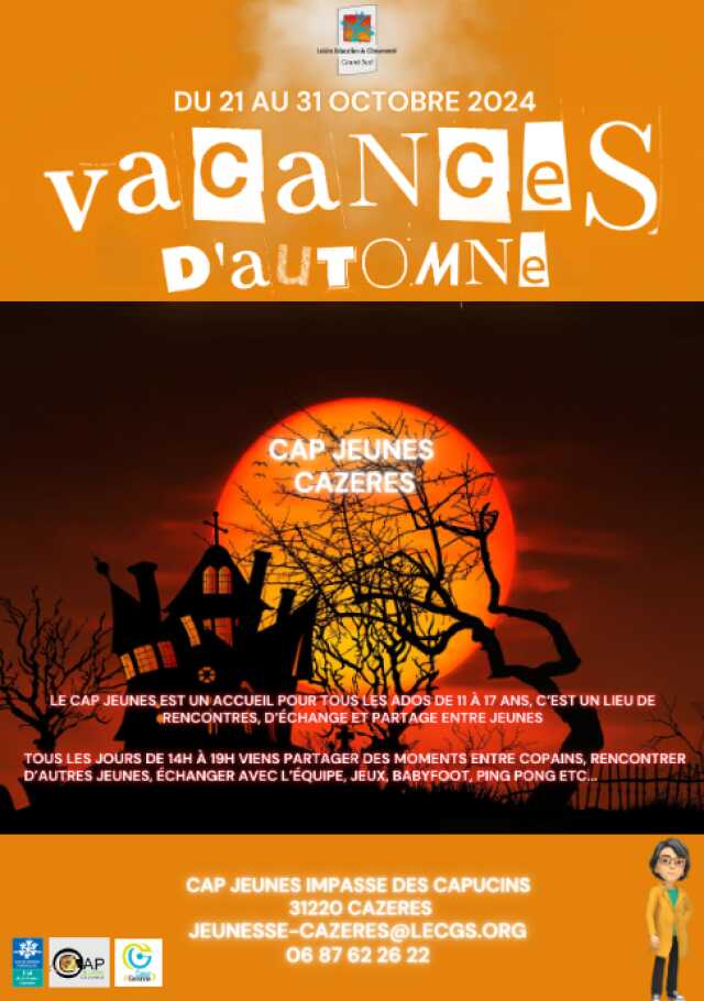 PROGRAMME DES VACANCES D'AUTOMNE