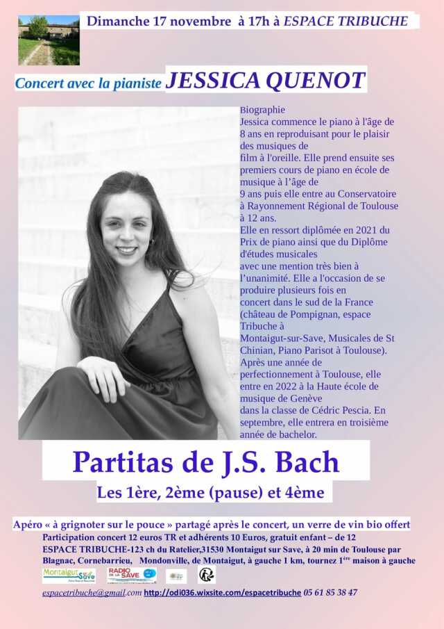 CONCERT DE LA PIANISTE JESSICA QUENOT