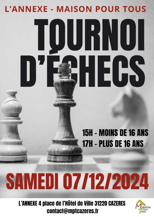 TOURNOI D'ÉCHECS